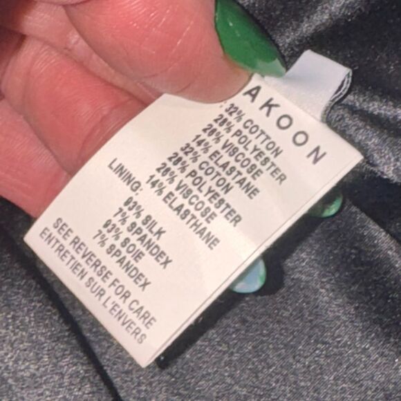 THAKOON luxury brand Blue & pink floral mini pleated neoprene flare dress sz 8 - Picture 9 of 9